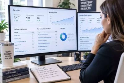 Data-backed content strategy for earning backlinks and building trust